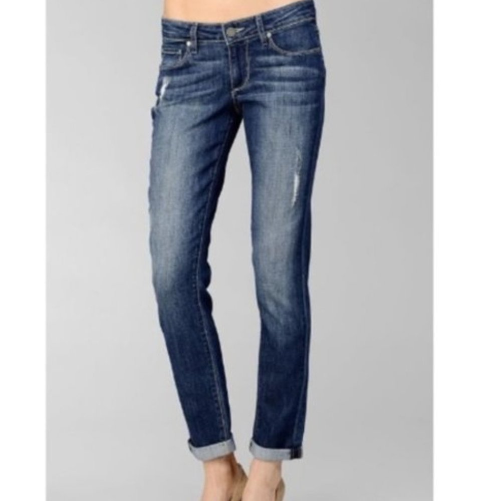 PAIGE 'Jimmy Jimmy' Skinny Mandi Destruction Jeans - Size 24